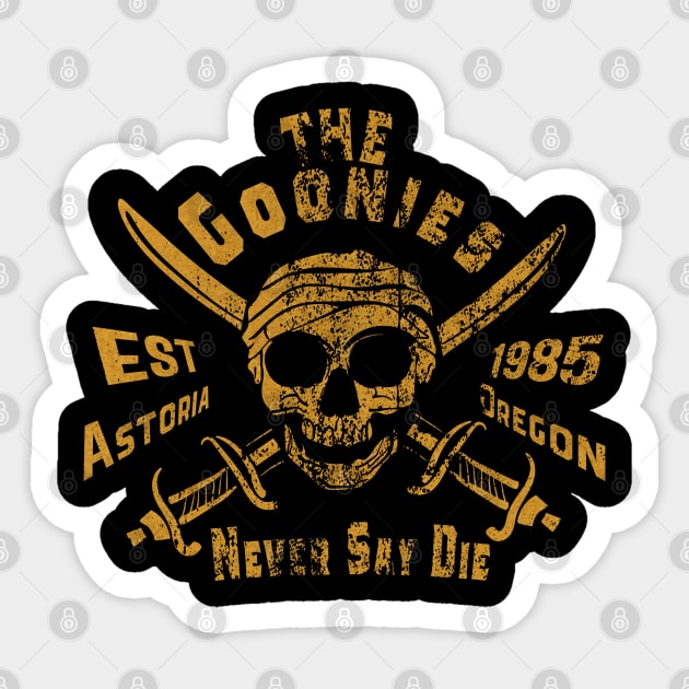 Goonies. Astoria 1985 Sticker by Nostalgia Avenue